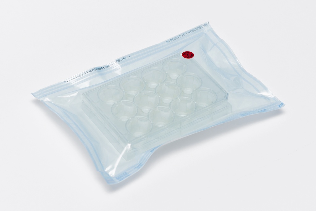 Gelacell™ - Gelatin 12 well plate with cell crowns | Gelatex